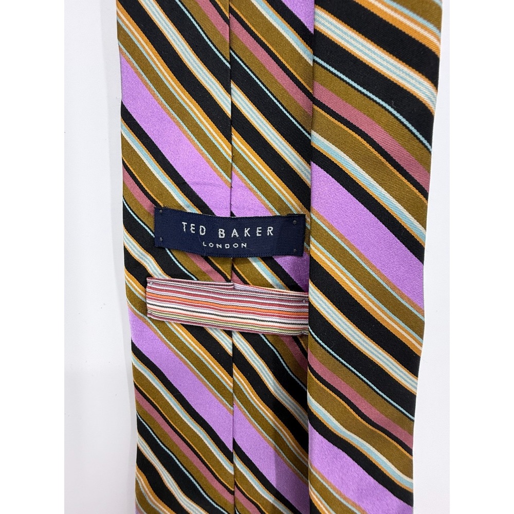Ted Baker‎ London Striped Designer Tie Men's One Size Corpcore Business Office